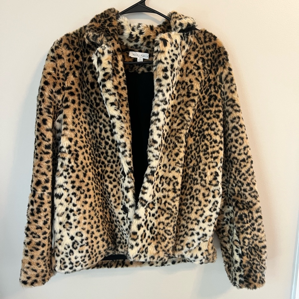 Honey punch cheetah coat